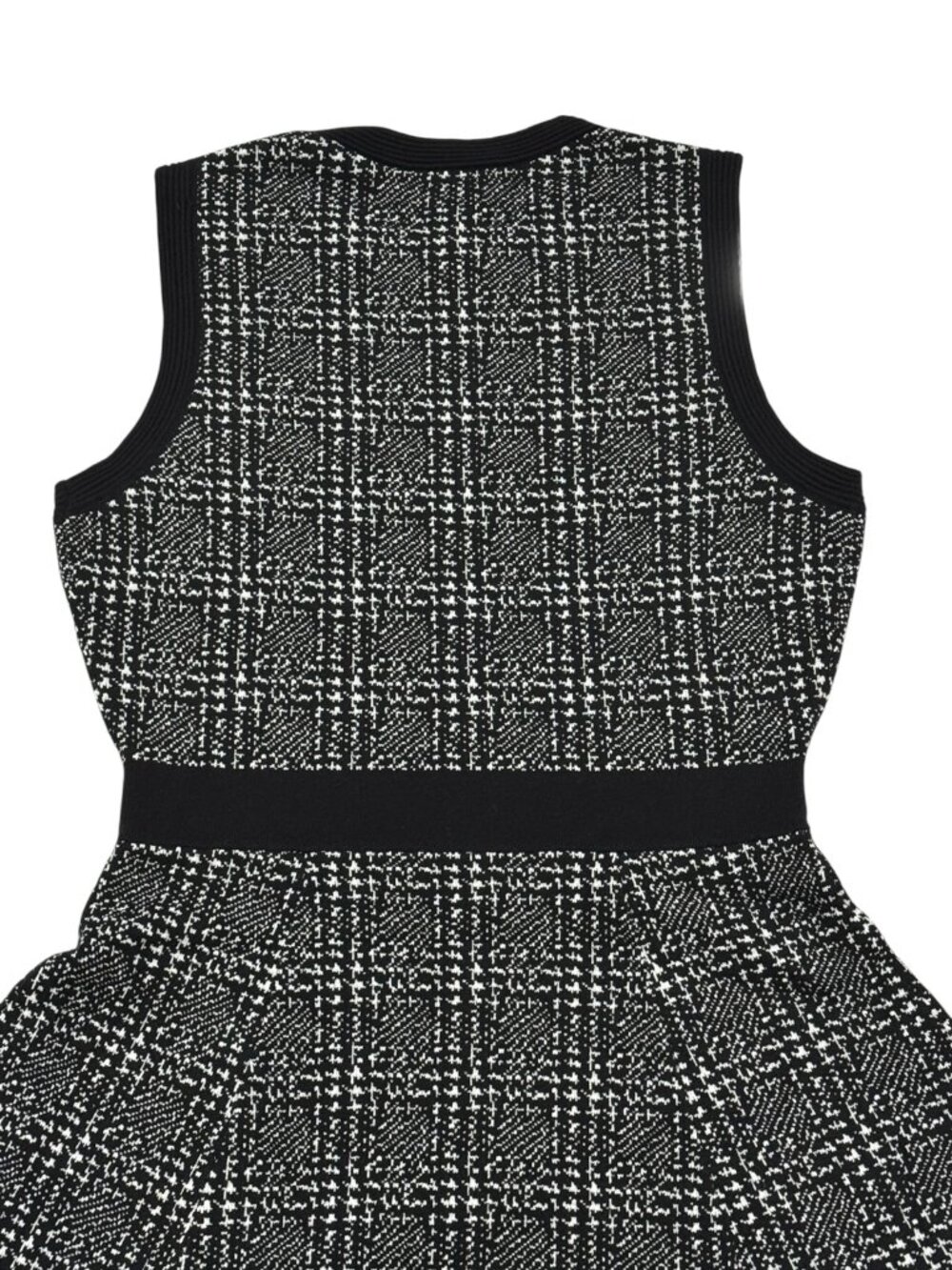 Kate ♠️ Spade "Out West" Mod Plaid Sweater Dress NWT Small Black White Wool NWT - Picture 6 of 10
